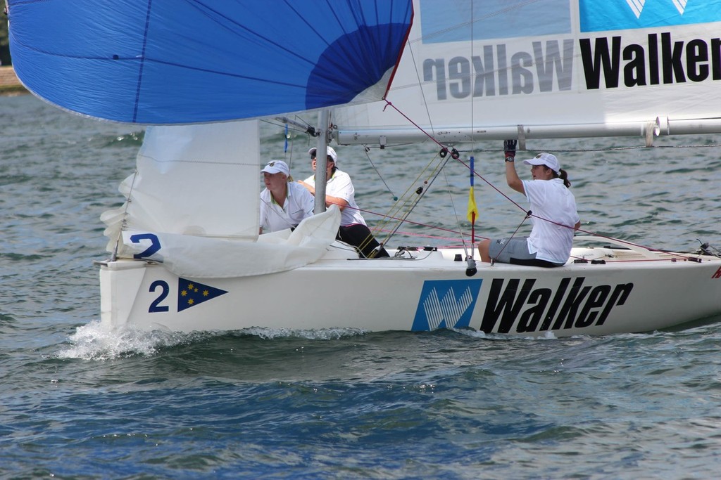 Norris on approach to the finish line. Marinassess Womens Match Racing Regatta © CYCA Staff - copyright